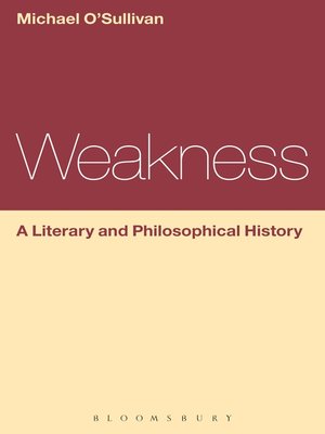 cover image of Weakness